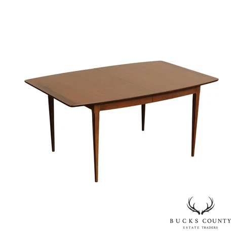 Mid Century Modern Walnut Expandable Dining Table Cover