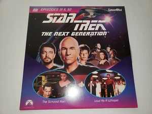 STAR TREK THE NEXT GENERATION Episodes 31 & 32 LaserDisc Laser Video Disc - Picture 1 of 2