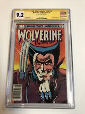 Wolverine Limited Series (1982) #1 (CGC SS 9.2 WP) Signed Rubinstein | Newsstand