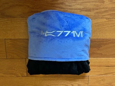 Star War Blue and Black Pillow Blanket, embroidered as shown - Image 1 of 4