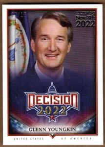 2022 DECISION 2022 SILVER FOIL #62 GLENN YOUNGKIN #7/10 - Bild 1 von 2