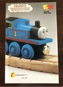 Curva de aprendizaje 1994 madera Thomas el tren anuario catálogo! Raro - Imagen 1 de 2