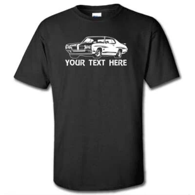 PONTIAC LEMANS GTO 'THE JUDGE' 1970 MUSCLE CAR  PERSONALIZED T-SHIRT - #CR004 Foto 1 de 3
