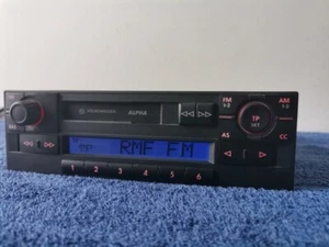 Radio Vw Blaupunkt Alpha-5 Polo Lupo 6X0035153A. - Picture 1 of 6