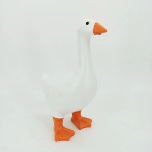 Resin Cute Animal Craft Magnet Small Duck Statue Multifunctional Home Decoration - Picture 1 of 15
