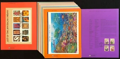 38 Sheet Complete 2004 USPS First Day Souvenir Cancellation Pages $110 Orig Cost - Image 1 of 2