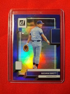 2022 Panini Donruss Purple Parallel George Brett #102 Kansas City Royals
