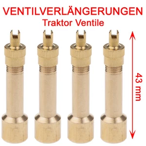 4x valvola trattore 10 mm prolunga valvola metallo - adattatore valvola riduzione 43 mm - Foto 1 di 4