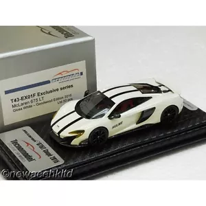 MCLAREN 675 LT GLOSS WHITE GOODWOOD EDITION 2016 TECNOMODEL 1/43 #T43-EX01F - Picture 1 of 2