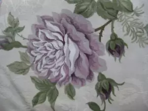 2 Waverly Fairfield Valances Ambridge Rose Amethyst Lilac Lavender Floral Plaid - Picture 1 of 11