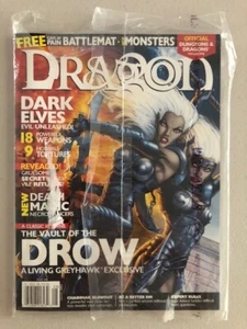 Dragon Magazine Issue #298 Dark Elves Drow Battlemat Death Magic D&D - Imagen 1 de 1