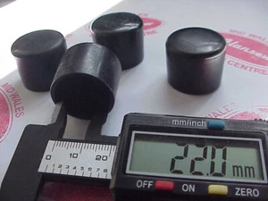 4 x Plastic Stop Ends for 20 - 22mm internal pipe section /chair ends /end stops - Picture 1 of 2