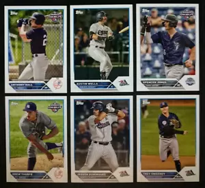 2023 Topps Pro Debut ~ Juego de 6 cartas de los Yankees de ligas menores ~ Casi nuevo/como nuevo y nuevo - Imagen 1 de 2