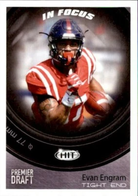 Evan Engram 2017 Sage Hit Premier Draft In Focus Rookie Card #48 - Image 1 of 2