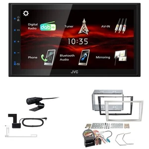 JVC KW-M180DBT 2DIN DAB+ Autoradio für Opel Corsa D satin stone ohne Canbus - Bild 1 von 5