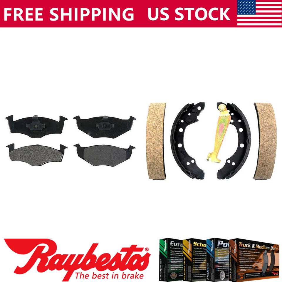 Pastillas de freno delanteras metálicas y zapatas traseras Element3 para Volkswagen Golf 1996-1997 Foto 1 de 4