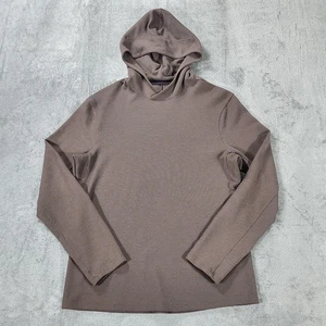 Lululemon Shift Stitch Felpa con Cappuccio Uomo Marrone Medio Pullover Termico Raglan - Foto 1 di 9