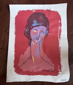 Modigliani Jeanne Hébuterne Lambert Studios Print Canvas Unframed - Picture 1 of 4