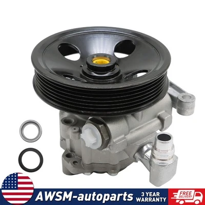 For Mercedes-Benz ML320 ML350 ML500 ML430 ML55 AMG 1998-2005 Power Steering Pump - Image 1 of 4