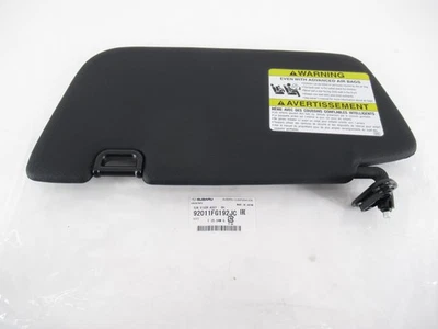 Original OEM Subaru 92011FG192JC pasajero derecho parasol negro 2008-2012 Impreza Foto 1 de 4