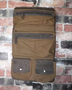 KOMALC BORSA TOILETTE IN PELLE KIT DOPPIO VIAGGIO L@@K - Foto 1 di 7