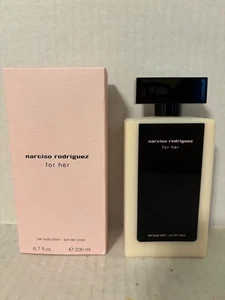 NARCISO RODRIGUEZ FOR HER BODY LOTION 6,7 FL. OZ. IN BOX MADE IN FRANCE - Bild 1 von 3