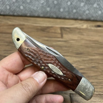 Cuchillo de cazador plegable vintage Case XX USA 6165 SAB 9 puntos JD Foto 1 de 4