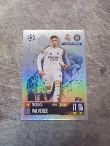 Federico Valverde Match Attax 2024/2025 Real Madrid 24/25 Topps # 128 - Picture 1 of 2