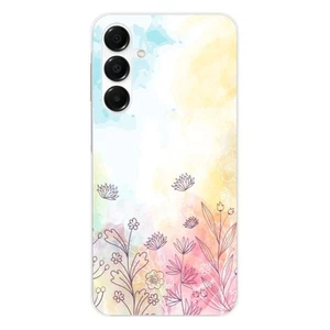 Coque en silicone - Compatible Samsung Galaxy A36 5G - design watercolor flowers - Picture 1 of 6