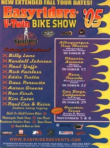 2005 PRINT AD - EASYRIDERS V-TWIN BIKE SHOW '05 PROMO AD - RENO, PHOENIX , TEXAS - Picture 1 of 1