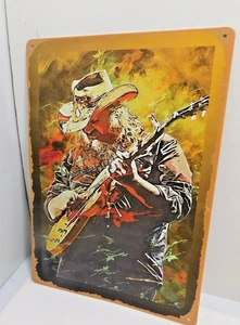 NUEVO LETRERO DE METAL CHRIS STAPLETON 12”x8” AGUJEROS PRETALADRADOS ENVÍO GRATUITO - Imagen 1 de 2