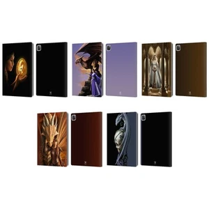 OFFICIAL ANNE STOKES DRAGONS 2 LEATHER BOOK WALLET CASE COVER FOR APPLE iPAD - Picture 1 of 11