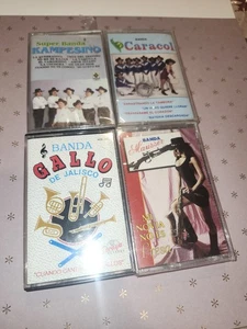 Techno Bandas Lote De 4 Kassetten Originales Musica Mexicana - Bild 1 von 7