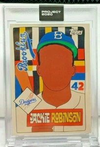 Topps PROJECT 2020 Card #176 - 1952 Jackie Robinson by FUCCI - Print Run SP/3253 - Picture 1 of 3