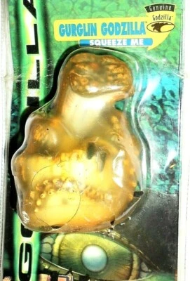 Godzilla 1998 GURGLIN Godzilla juguete para apretar 4 niños 4 niños inc pelota película sin usar, en caja Foto 1 de 4