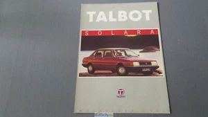 TALBOT SOLARA Brochure di vendita - Foto 1 di 3