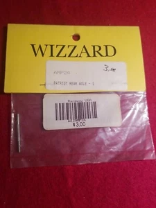 Vintage NOS HO Slot Car parts Wizzard WIZAMP24 Patriot Rear Axle 1 piece NEW NIP - Picture 1 of 4