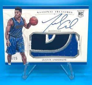 Parche automático 2015-16 National Treasures Justin Anderson Mavericks radiocontrol RPA 9/25 SP - Imagen 1 de 3