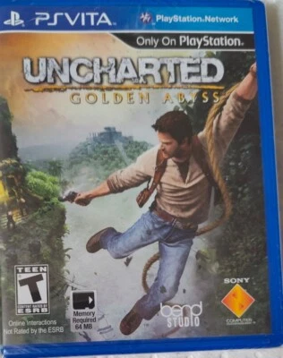 Uncharted Golden Abyss US PSVITA Playstation VITA New Sealed - Image 1 of 2