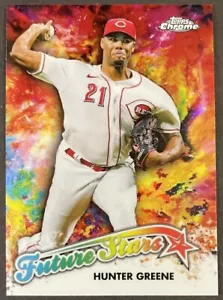 2023 Topps Chrome Future Stars #FS-3 Hunter Greene - Picture 1 of 2