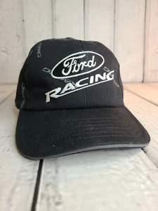 Sombrero de carreras vintage Ford hecho en EE. UU. negro - Imagen 1 de 11