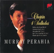 Chopin* - Murray Perahia ‎– 4 Ballades Sony Classical ‎– SK 64 399 CD Album 1994
