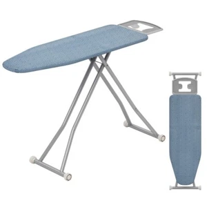 57"x16" Adjustable Height Folding Clothes Steel Ironing Table Board W/ Iron Rest - Picture 1 of 12