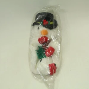 Vintage RARE Lillian Vernon 14” Snowman Plush Backpack Bag NEW - Picture 1 of 6