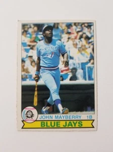 JOHN MAYBERRY 1979 O-PEE-CHEE BASEBALL CARD #199 TORONTO BLUE JAYS - Picture 1 of 2