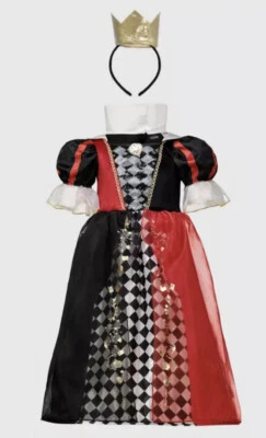 TU Queen Of Hearts Alice In Wonderland Fancy Dress Costume  5-6 Years New - Image 1 of 2