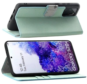 Suncase Custodia Piegatura Case Cellulare a Libro Custodia Turchese per - Foto 1 di 8