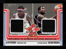 2003-04 Topps All-Star #WA-1 Allen Iverson Dajuan Wagner Dual Jersey