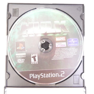 Sony Playstation 2 PS2 HULK BLACK LABEL USED TESTED LOOSE DISC ONLY - Picture 1 of 1