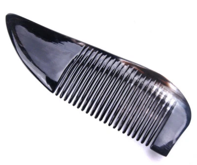 Authentic Ox Horn Hand Crafted Pocket Comb Fashion Hair Organizer New #11161702 - Image 1 of 4